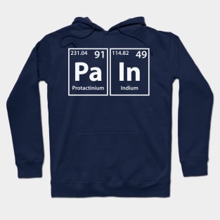 Pain (Pa-In) Periodic Elements Spelling Hoodie